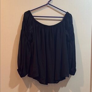 Elegant Black Women's Top